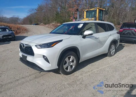 2023 Toyota Highlander Le z USA, uszkodzony, nr VIN 5TDKDRAH0PS505047